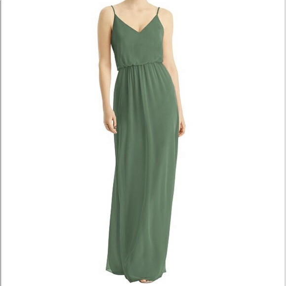 After Six Bridesmaid Dress - Green - Picture 1 of 4